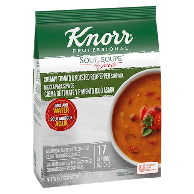 Knorr® Professional Soup du Jour Mix Creamy Tomato & Roasted Red Pepper 4 x 17.1 oz - 